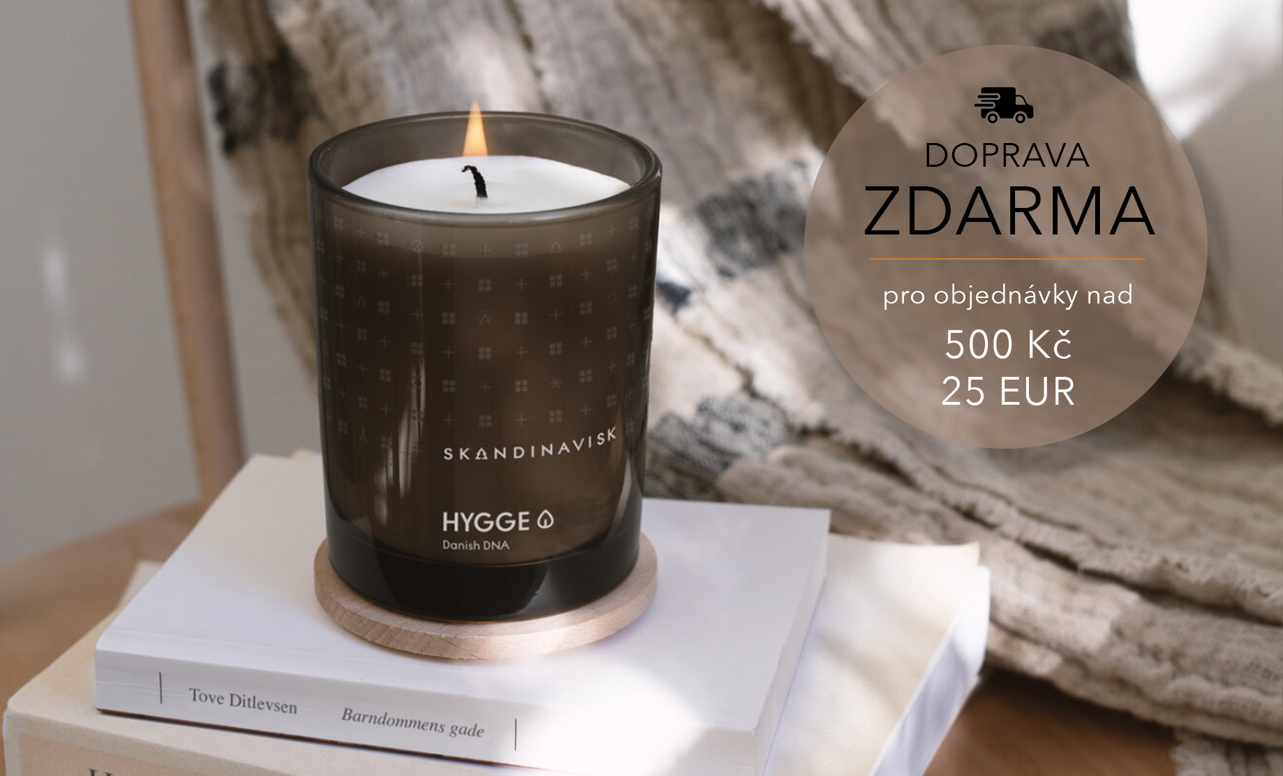 Doprava zdarma pro všechny objednávky nad 500 Kč/ 25 €