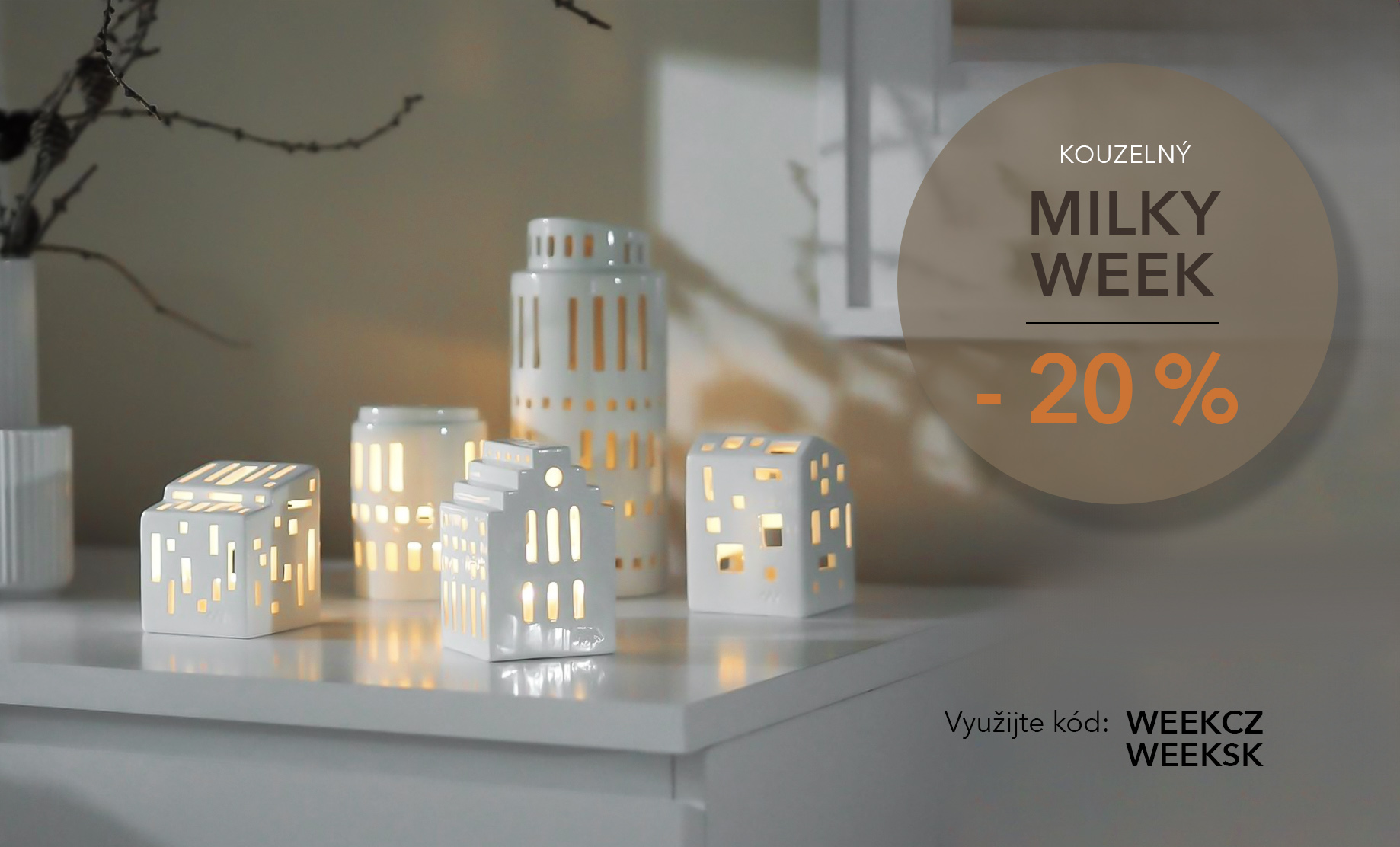 Užijte si MILKY WEEK se slevou 20% na VŠE!