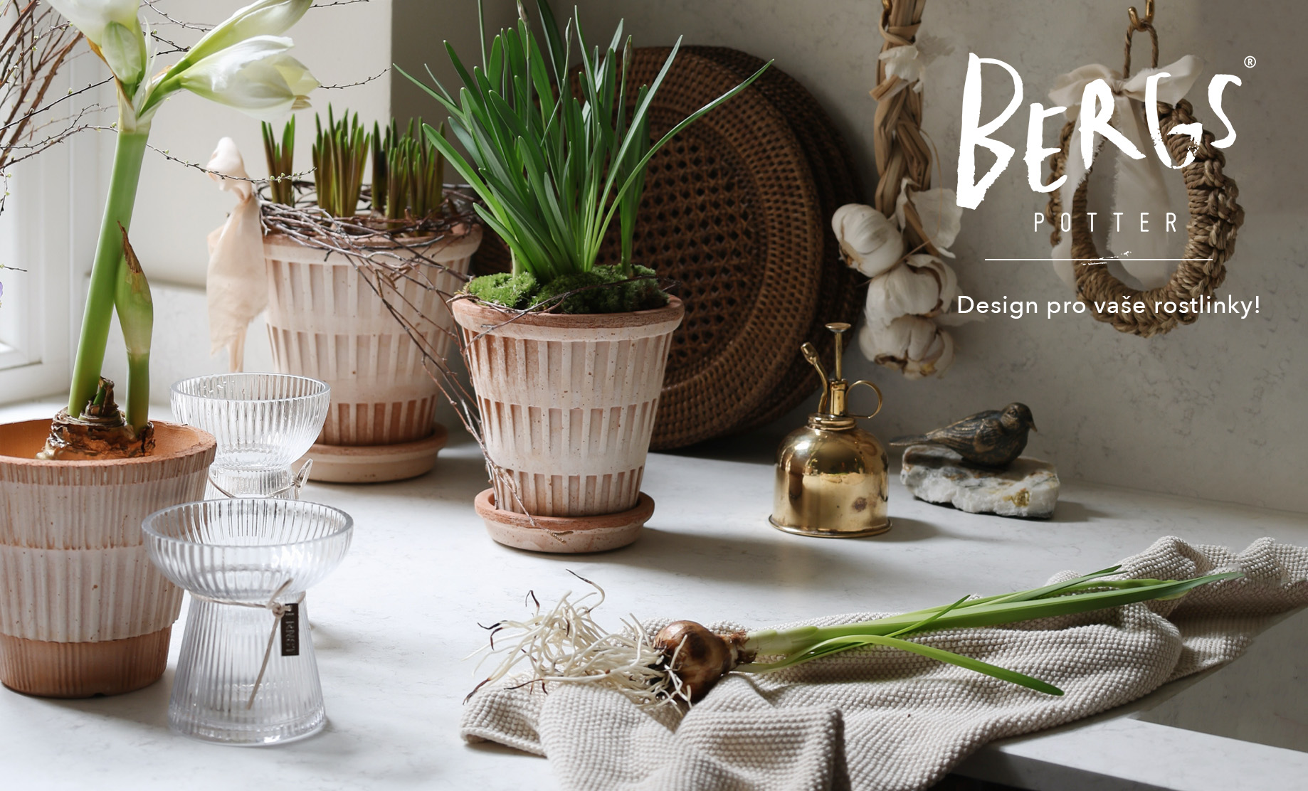 Dopřejte pokojovkám design s květináči BERGS POTTER!