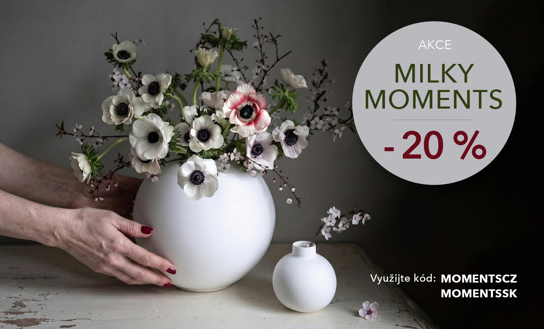 MILKY MOMENTS  se slevou - 20% na VŠE!