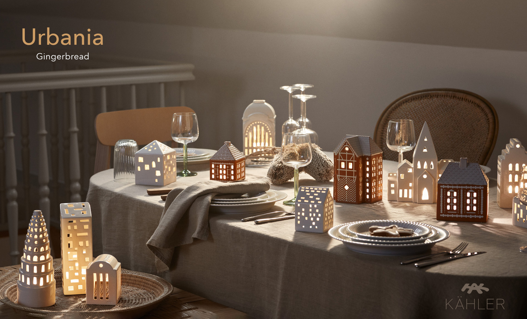 Svícny Gingerbread a Urbania od Kähler - pro sváteční čas to pravé!