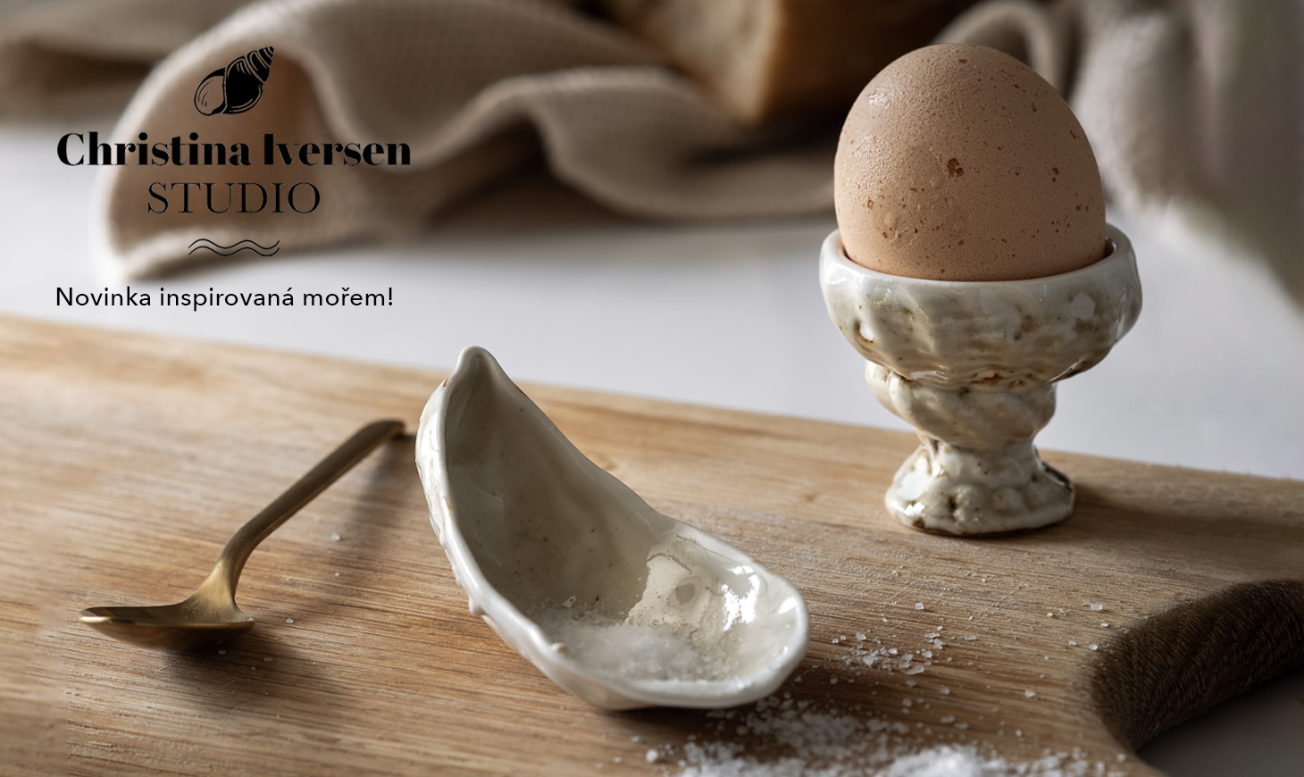 Novinkou na MILKY je jedinečný porcelán od Christina Iversen Studio
