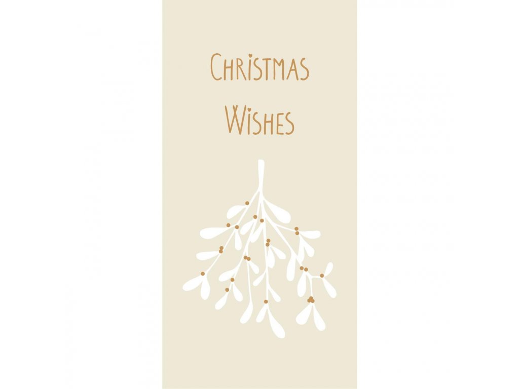 MILKY　Papírové　Christmas　ubrousky　Wishes
