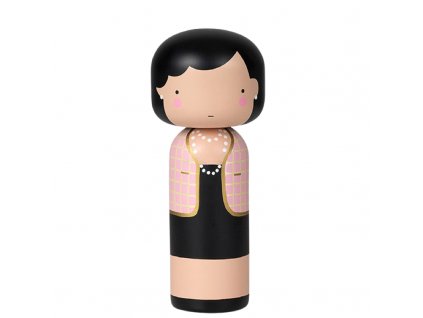 Kokeshi panenka Coco in Pink 14,5 cm