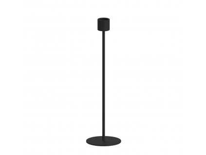 HI 029 02 BK Candlestick 29cm Black WEB