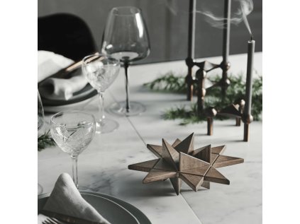 Dřevěná hvězda Fröbel Table - Smoked Oak