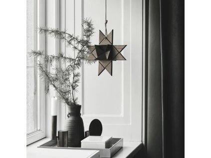 Závěsná dřevěná hvězda Fröbel - Smoked Oak