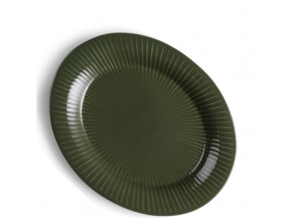 Servírovací talíř Hammershøi Oval Dark Green