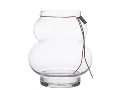 Skleněná váza Cloud Clear - 21,5 cm