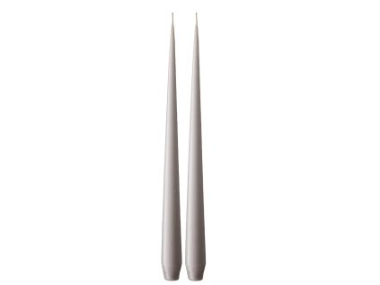 Set svíček Taper - Oyster Pearl (Výška 42 cm)