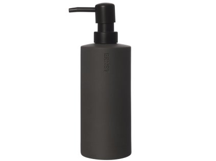 Kameninový dávkovač na mýdlo Dark Grey - 20 cm