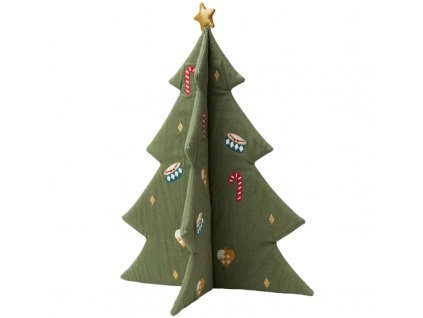 Vyšívaný vánoční stromeček Soft Tree Green