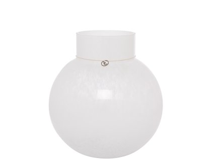 Skleněná váza Ernst White 25 cm