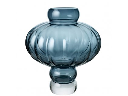 Skleněná váza Balloon 08 Blue