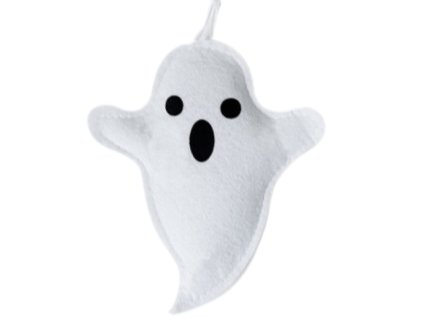 Plstěná dekorace Halloween - Duch 1