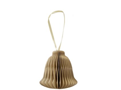 Papírová ozdoba Bell Caramel