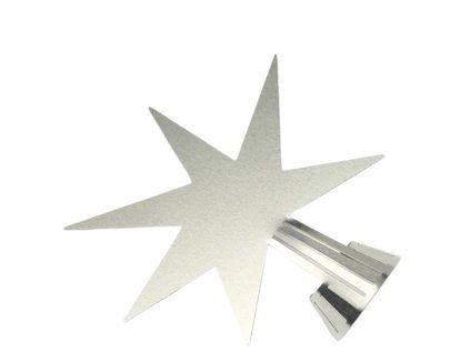 Špička na stromeček Star - Silver