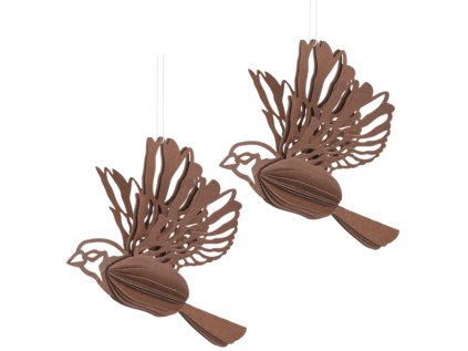 Set papírových ptáčků Paper Bird Coffee