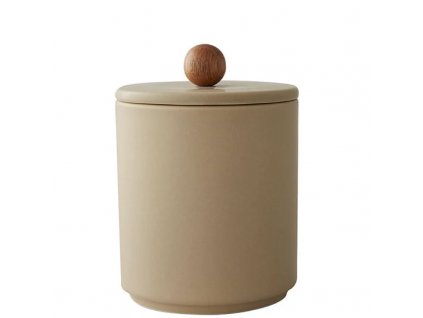 Porcelánová dóza s víkem Treasure Jar Beige