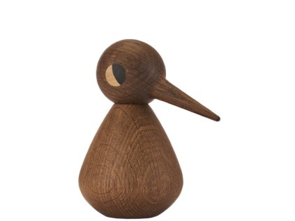 Dřevěný ptáček Bird Smoked - Large