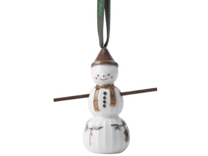Závěsná keramická dekorace Sněhulák Hammershøi Christmas - Boy