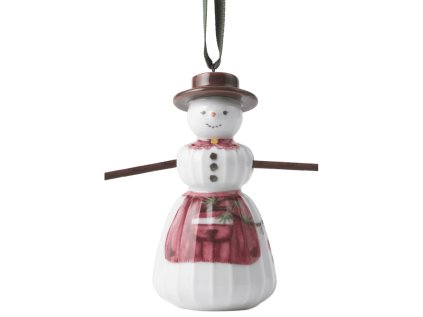 Závěsná keramická dekorace Sněhulák Hammershøi Christmas - Wife