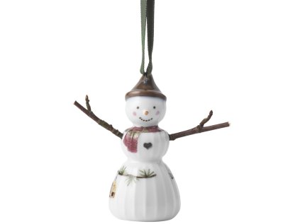Závěsná keramická dekorace Sněhulák Hammershøi Christmas - Girl