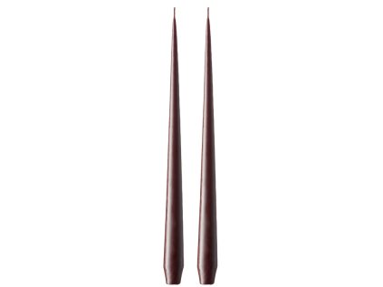 Set svíček Taper - Aubergine