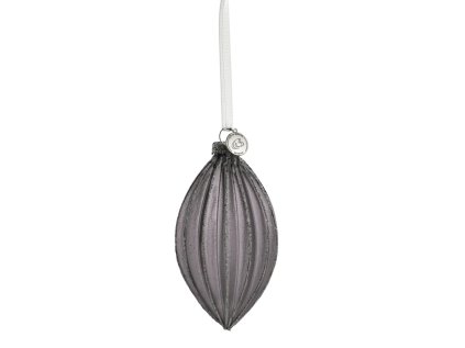 Skleněná ozdoba Navina Cone - Grey