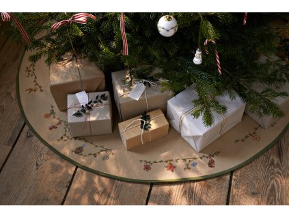 Bavlněný koberec pod vánoční stromek Hammershøi Christmas