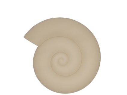 Podložka pod horké Nautilus - Vanilla
