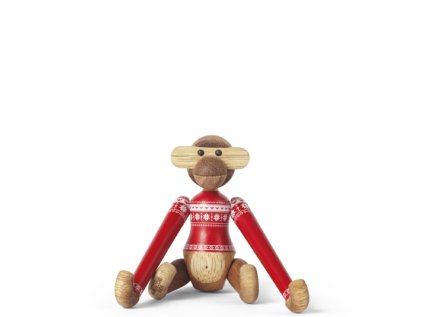 Opička Kay Bojesen Christmas Jumper Red - Mini