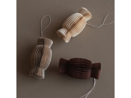 Papírová ozdoba Candy - Beige