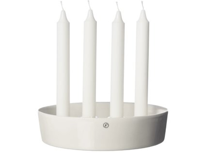 Adventní svícen ERNST - Glazed White