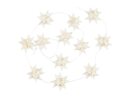 Papírová girlanda Stella Stars - White