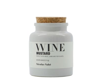 Hořčice s vínem z Bordeaux Nicolas Vahé - 115 g
