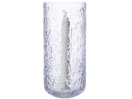 Skleněný svícen Pattern Candleholder - 25 cm