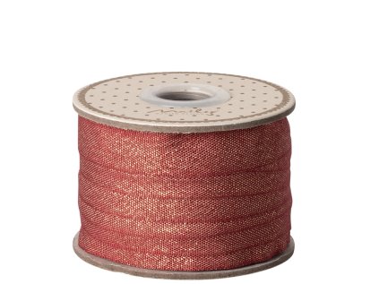Dekorativní stuha Red & Gold - 10 m