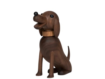 Dřevěný pejsek Buster - Walnut & Oak