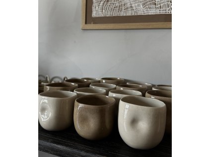 Keramický hrnek Rectangular - Dark Beige
