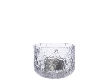 Skleněný svícen Pattern Tealight - 6 cm