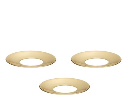 Ochranný kroužek na svíčku STOFF Nagel Brass - 3 ks