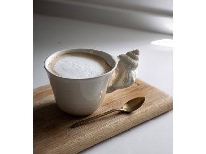 Porcelánový hrnek s ouškem Konkylie