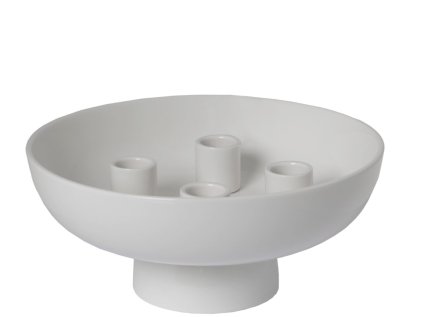 Keramický svícen Granhammar - Glossy White