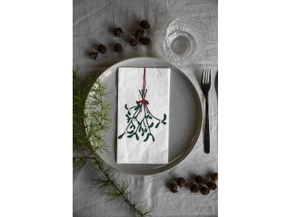 Papírové ubrousky Mistletoe