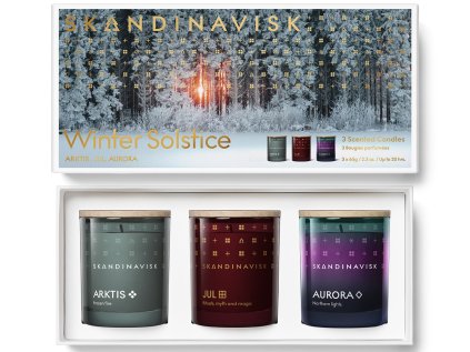 Dárková sada svíček Winter Solstice - 3 ks