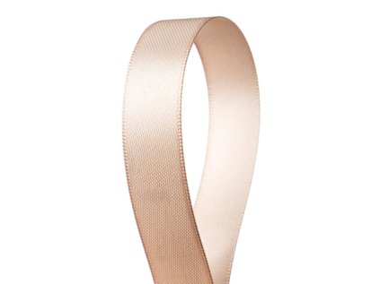 Saténová stuha Beige 1,5 cm - 50 m