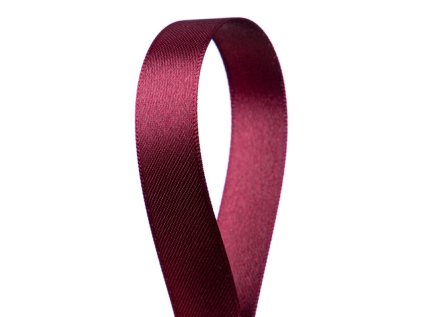 Hedvábná stuha Burgundy 1,5 cm - 50 m