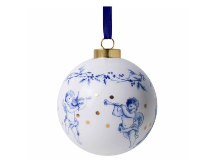 Porcelánová ozdoba Christmas Ball Angels - 8 cm