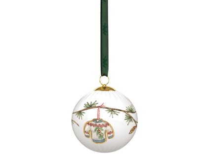 Porcelánová vánoční baňka Hammershøi Christmas - 2025